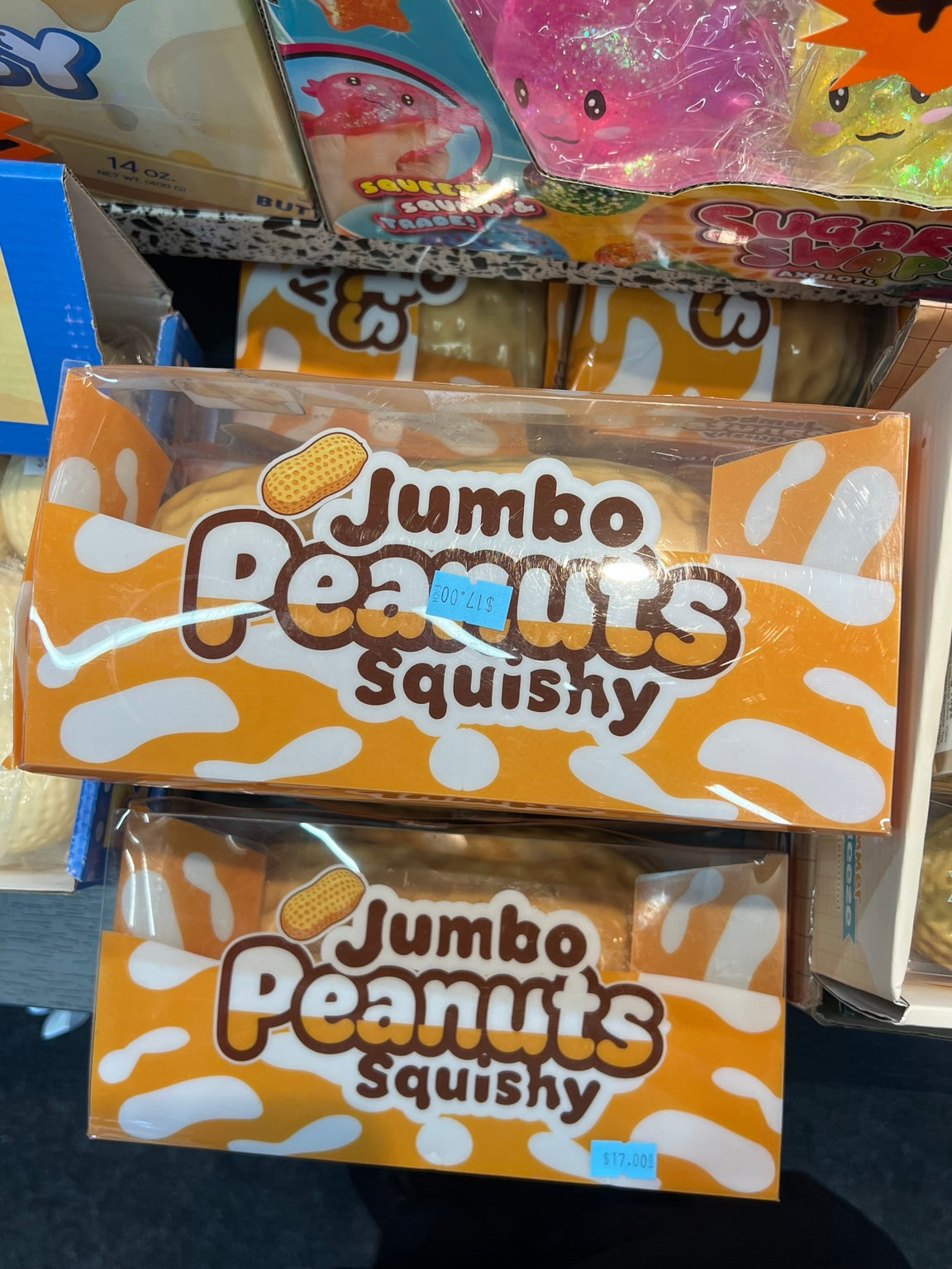 Jumbo Peanut Squishy Toy
