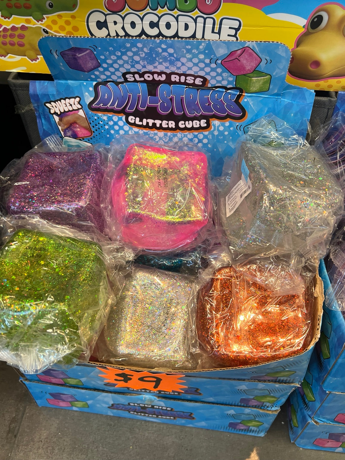 Crocodile Glitter Sensory Toy